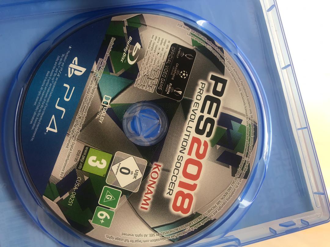Ps4 Pes 2018 Used CD For Sale - Video Games And Gadgets For Sale - Nigeria