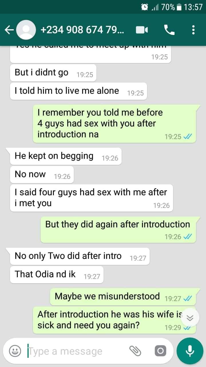 Whatsapp Chats Expose Married Sese Sussan - Romance - Nigeria