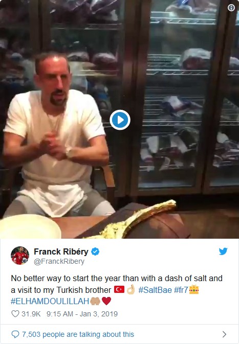 Ribery hit with three-match ban & fine for shoving Serie A