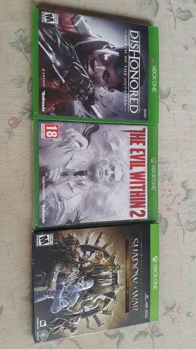 Xbox One Evil Within 2/Shadow of War/Dishonored: Death of the Outsider  **SOLD** - Video Games And Gadgets For Sale - Nigeria