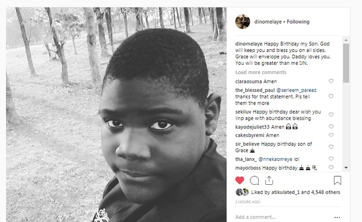 Dino Melaye Send Lovely Message To His Son From Sick Bed As He Mark His Birthday