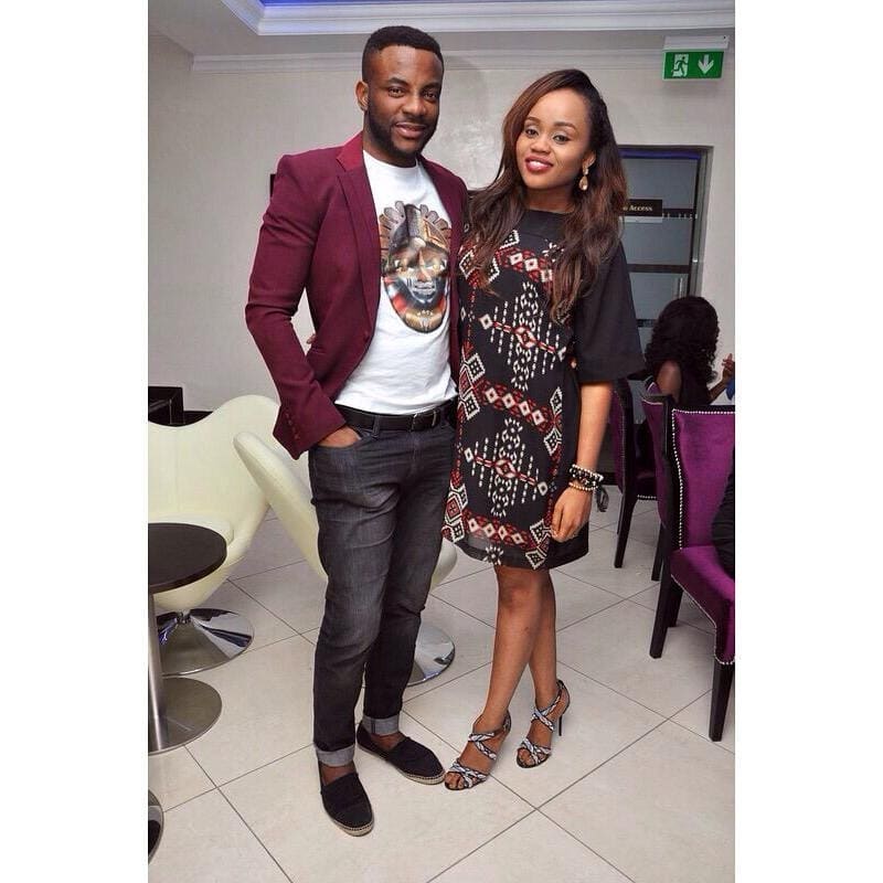 Ebuka's wife, Cynthia shows Off Baby Bump