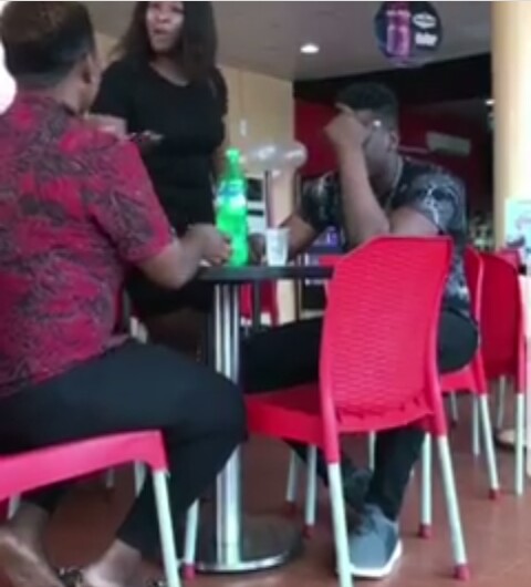 Nigerian Lady Slaps Boyfriend A