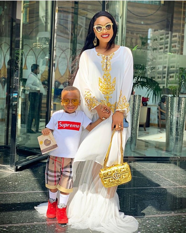 Tonto Dikeh And Her Son Steps Out In Style In Dubai ...