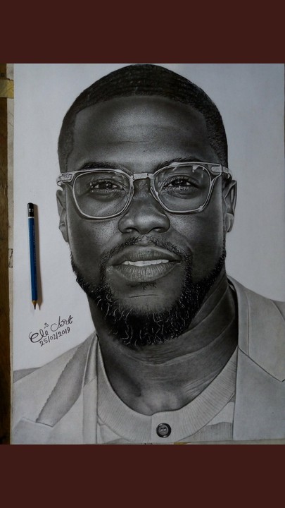 how to draw kevin hart