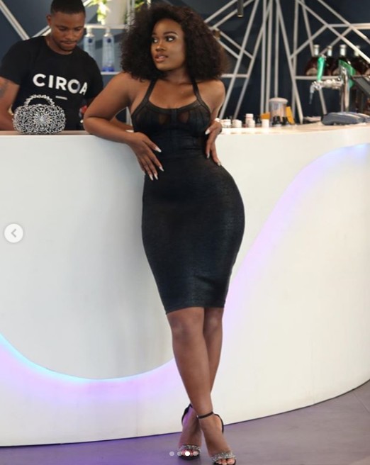 Cee-c Shows Off Hourglass Shape In Sexy Black Dress - Celebrities - Nigeria