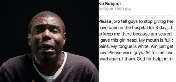 Men Stop Giving Ladies Head During S*X” – Nigerian Man Advises -  Celebrities - Nigeria