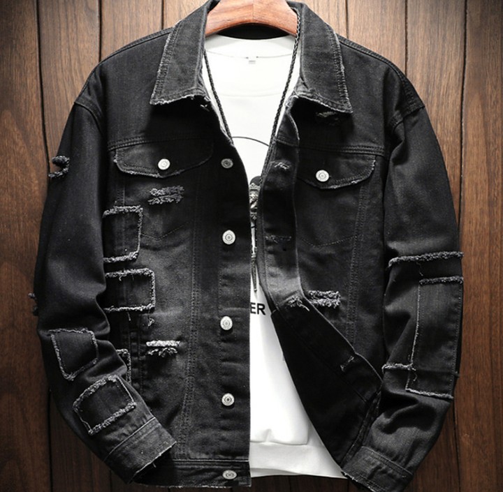 2019 Fashion Black Jeans Jacket For Men - Fashion - Nigeria