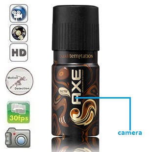 Bathroom Spy Camera,32gb Axe Perfume Bottle Camera Remote Control On/off -  Technology Market - Nigeria
