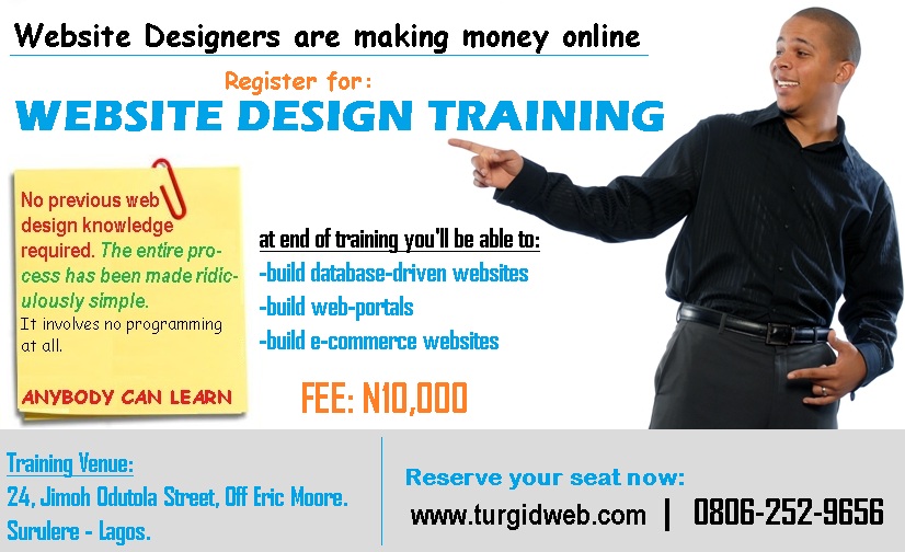 Web Design/ Development Training February 2013 - Web Market - Nigeria