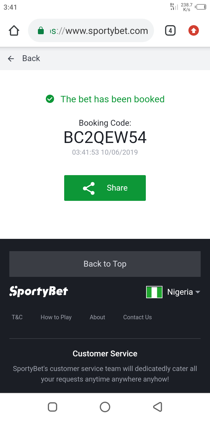 Great job on X: Hi @SportyBet please. Kindly rectify this issue