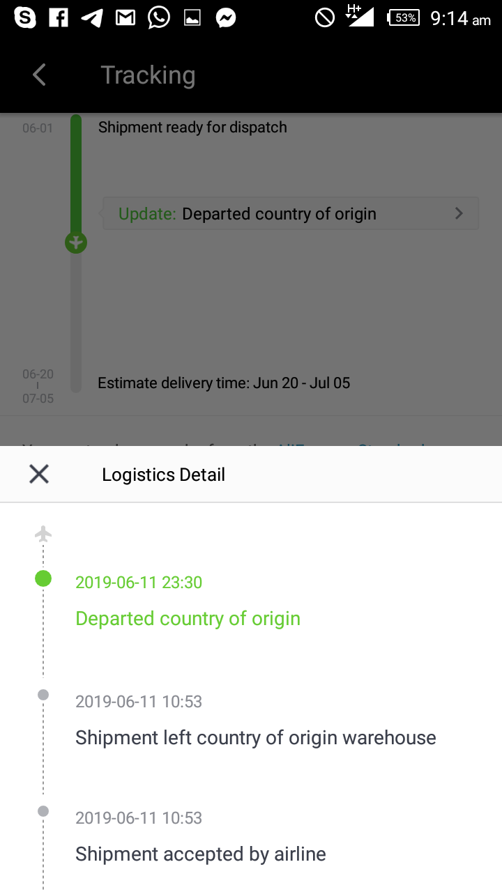 Does This Mean My Aliexpress Package Has Arrived Benin - Phones (2) -  Nigeria