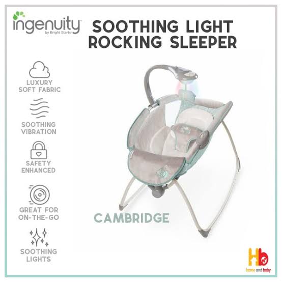 Ingenuity cambridge soothing store light rocking sleeper