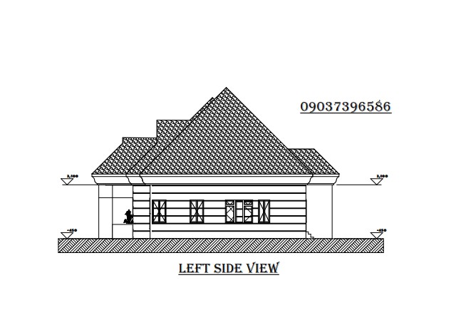 Arched 4 Bedroom Bungalow Pinterest