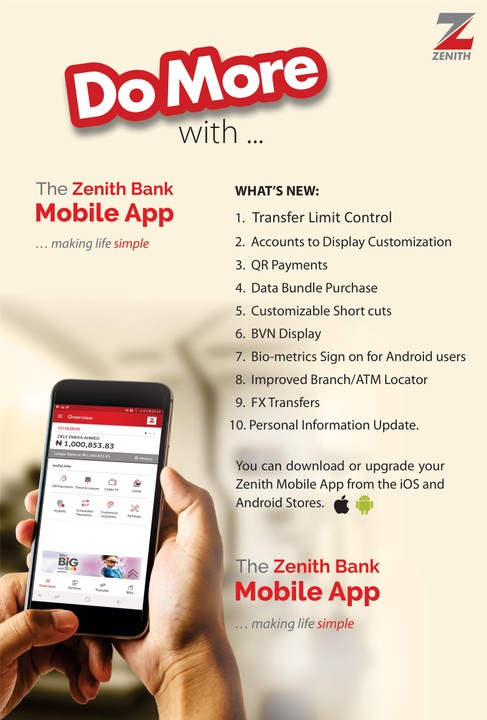 Here Is The New Zenith Bank App - Technology Market - Nigeria